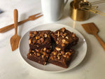 Chocolate Chunk Butterscotch Cashew Brownies - KARMA NUTS